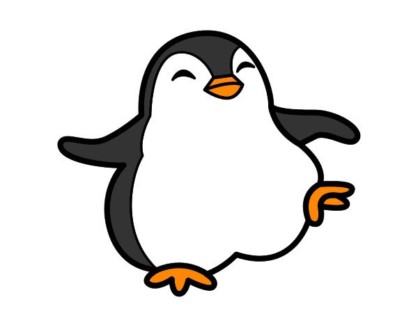 pinguini elegate y feliz